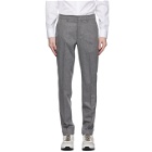 Dunhill Grey Wool Stretch Chinos