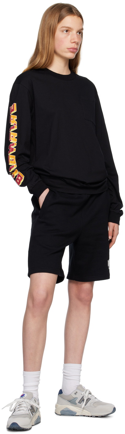 Billionaire Boys Club Black Geometric Long Sleeve T-Shirt