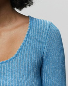 Envii Ensmallwood Ls Knit 7120 Blue - Womens - Pullovers