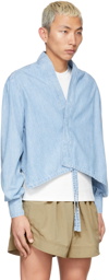 Sebastien Ami Blue Chambray Washed Cone Shirt