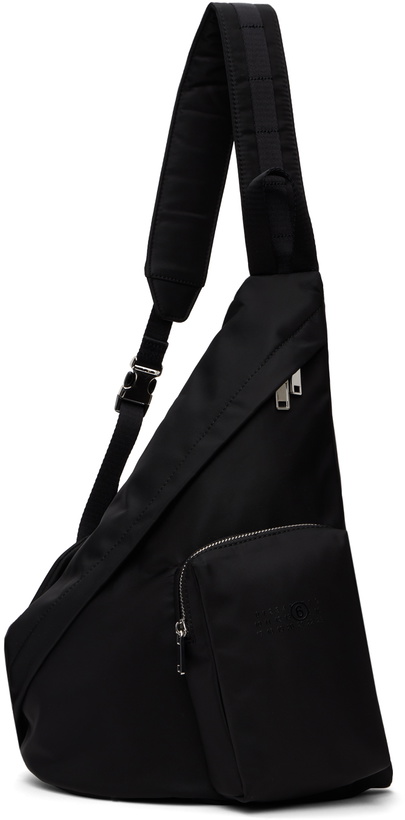 Photo: MM6 Maison Margiela Black Sling Backpack