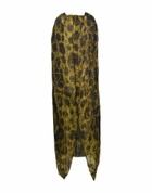 Rick Owens Womens Cape Lime in Green