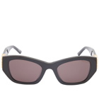 Balenciaga Men's Eyewear BB0311SK Sunglasses in Black/Grey
