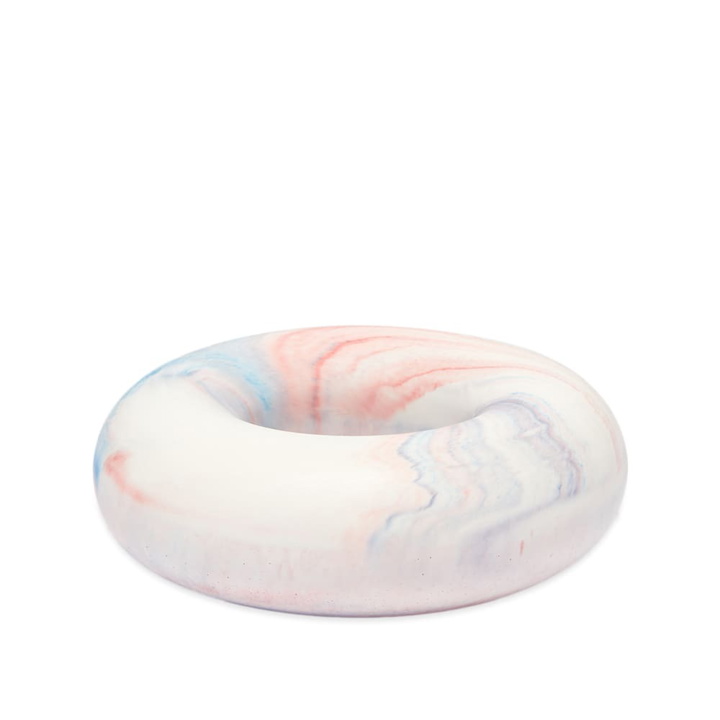 Photo: Yod and Co Big O Candle Holder in Marble Red/Blue