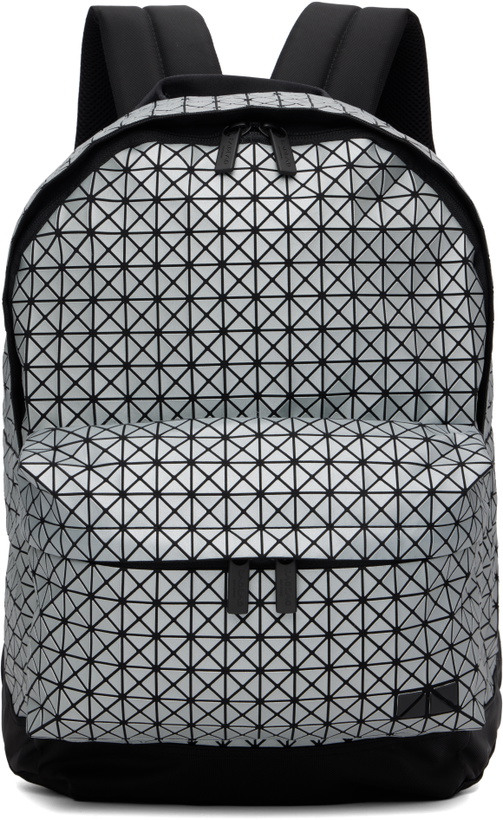 Photo: BAO BAO ISSEY MIYAKE Gray Daypack Reflector Backpack