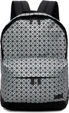 BAO BAO ISSEY MIYAKE Gray Daypack Reflector Backpack