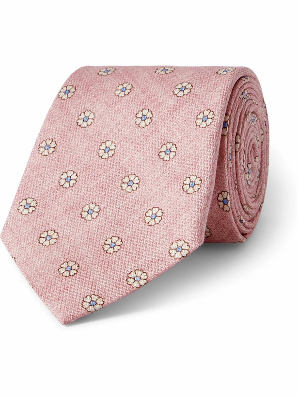 Photo: Favourbrook - Osterley 7.5cm Floral-Print Silk Tie