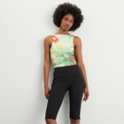 House Of Sunny Women's Cosmos Mesh Top in Multi