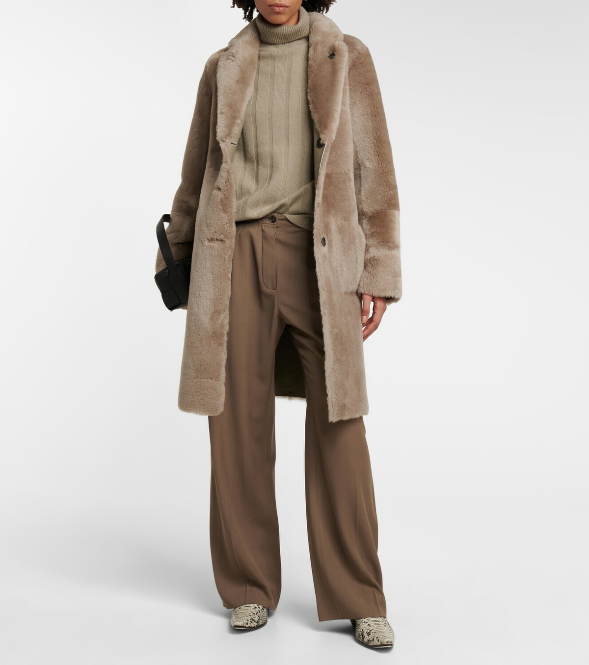 Joseph - Britanny reversible leather and shearling coat