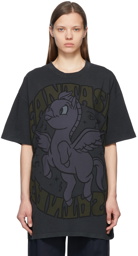 Stella McCartney Black Fantasia Pegasus T-Shirt