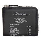 3.1 Phillip Lim Black Mini Receipt Zip Around Wallet
