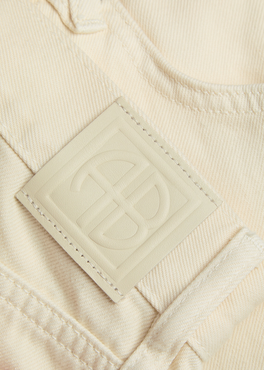 Anine Bing Brie Wide-leg Jeans Cream
