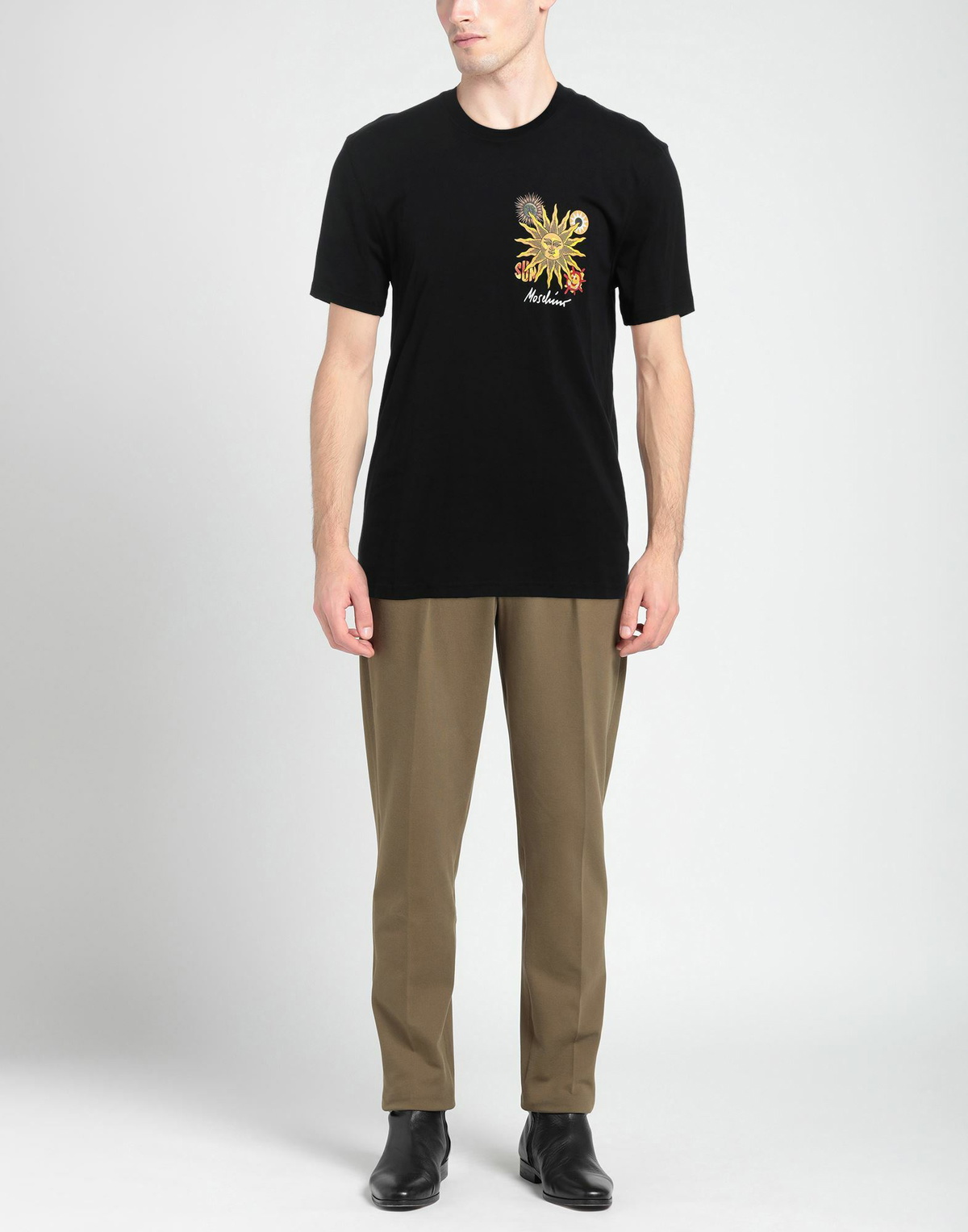 Moschino Mens T-shirt in Black