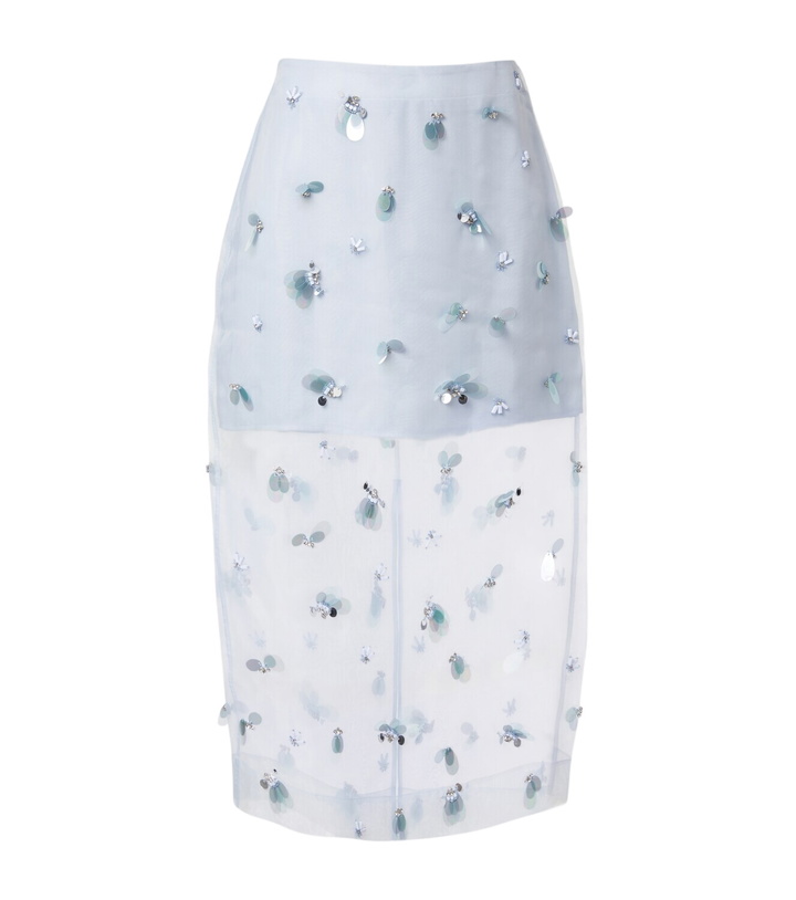 Photo: Simkhai Delilah embellished midi skirt