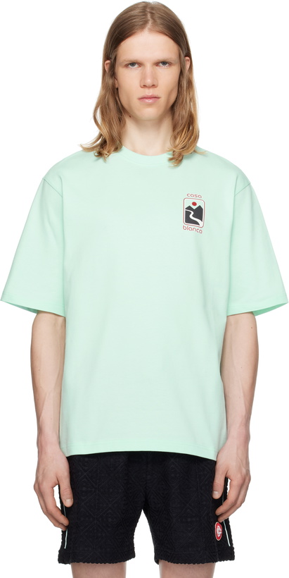 Photo: Casablanca Green Sunset Valley T-shirt