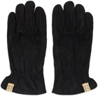 visvim Black Vented Gloves