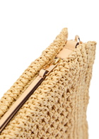 Tory Burch Ella Raffia Clutch - Natural - One Size