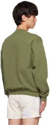 Online Ceramics Green 'Peace Frog' Sweatshirt