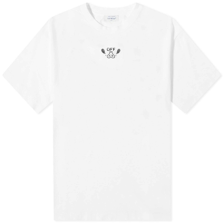 Photo: Off-White Men's Bandana Arrow Skate T-Shirt in White/Black