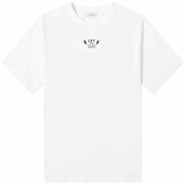 Photo: Off-White Men's Bandana Arrow Skate T-Shirt in White/Black