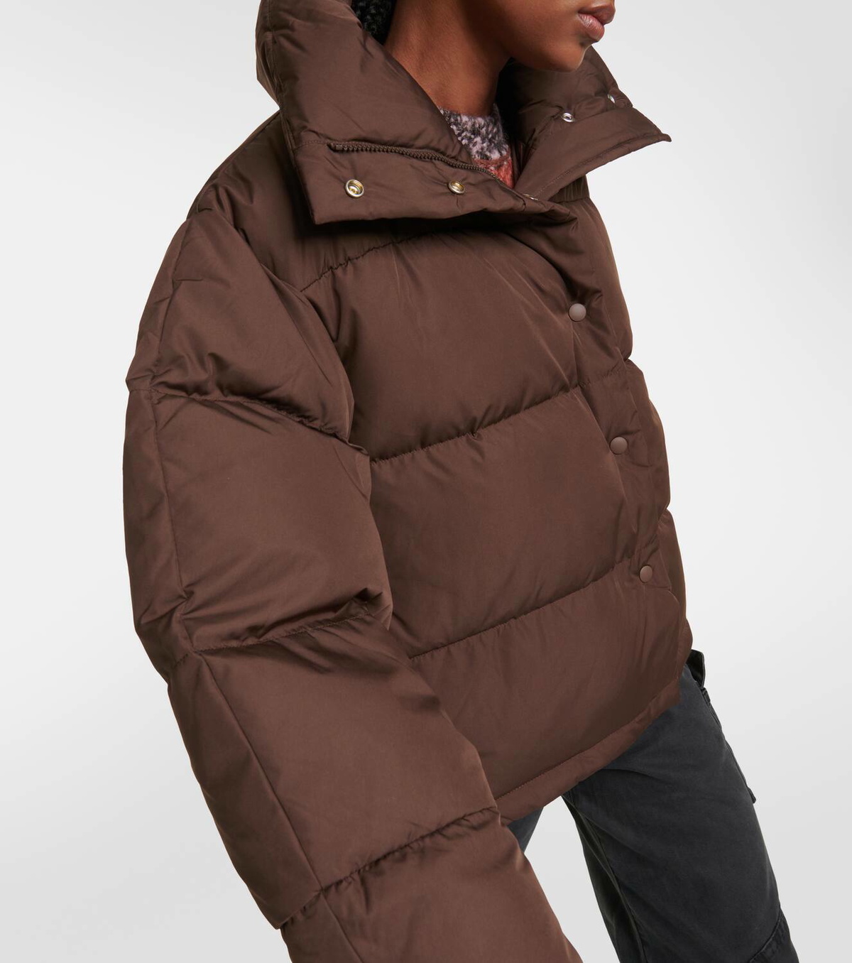 ダウンジャケット Acne Studios Down Jacket In Lightweight Technical Fabric Acne Studios - Down jacket - Black