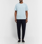 Saturdays NYC - Pontus Collarless Cotton-Poplin Shirt - Men - Sky blue