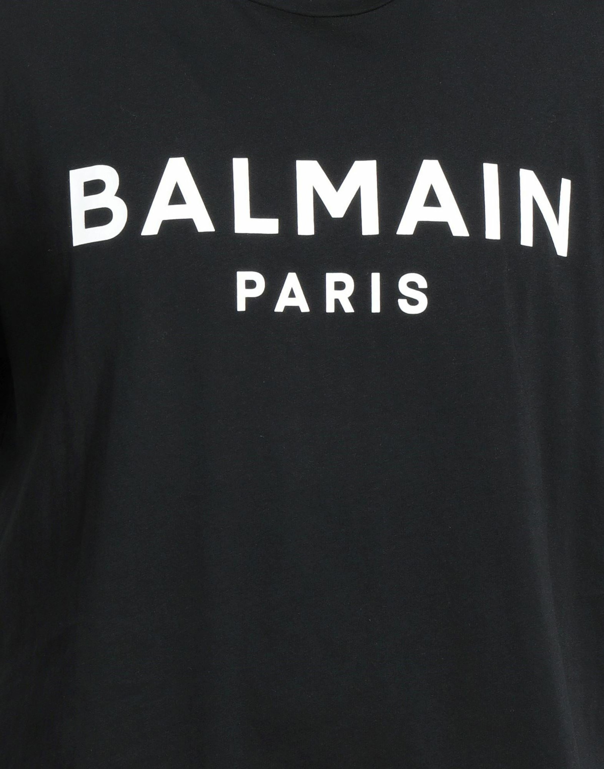 Balmain Mens T-shirt in Black