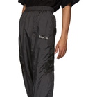 Doublet Black Chaos Embroidery Track Pants