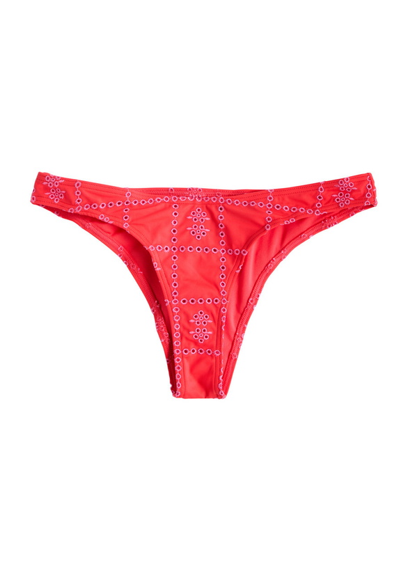 Photo: Damson Madder Embroidered Bikini Briefs Red