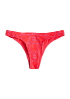 Damson Madder Embroidered Bikini Briefs Red