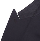 Brioni - Midnight-Blue Double-Breasted Wool-Twill Blazer - Men - Midnight blue