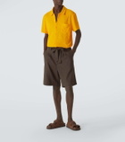 Vilebrequin Charli cotton-blend bowling shirt