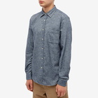 Portuguese Flannel Men's Teca Flannel Shirt in Indigo