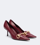 Gucci Helena Horsebit leather pumps