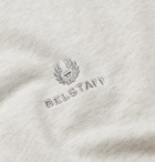 Belstaff - Logo-Embroidered Loopback Cotton-Jersey Sweatshirt - Gray