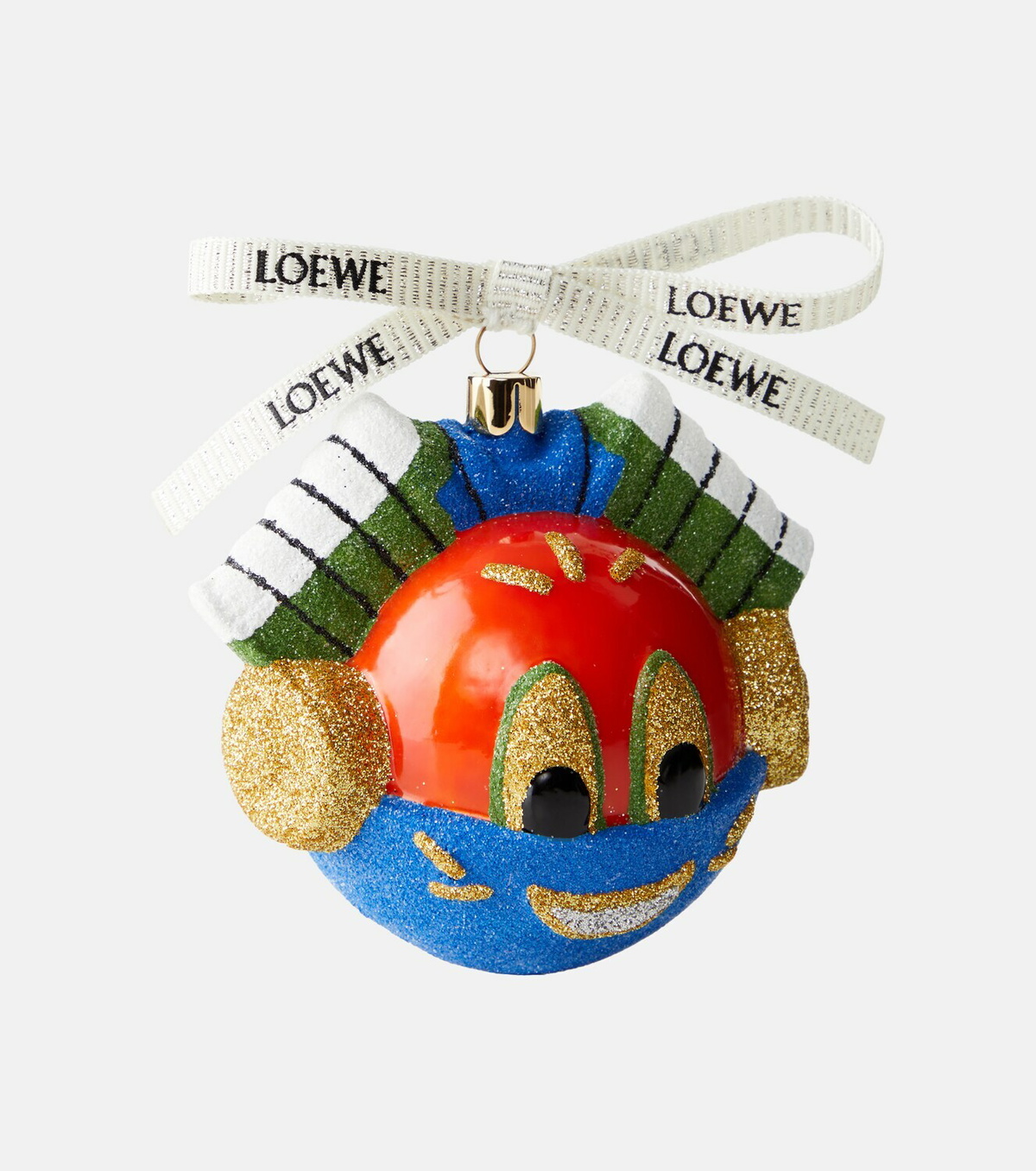 Loewe x Louis Wain Knight Cat glitter glass ornament