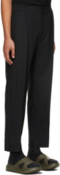 Juun.J Black Wool Regular Trousers