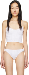 Cou Cou SSENSE Exclusive White 'The Cami' Tank Top
