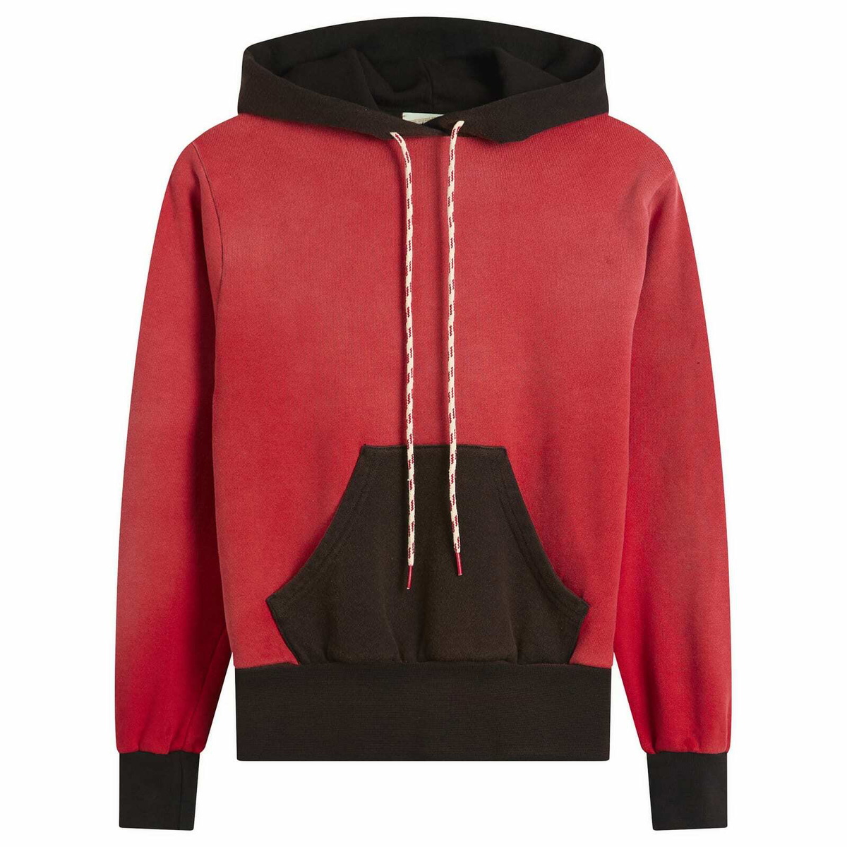 Aries Women's Sunbleached Premium Temple Baby Fit Sports Hoodie in Red 