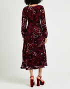Talbot Runhof Womens Midi dress Burgundy