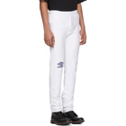 Vetements White Umbro Edition Logo Lounge Pants