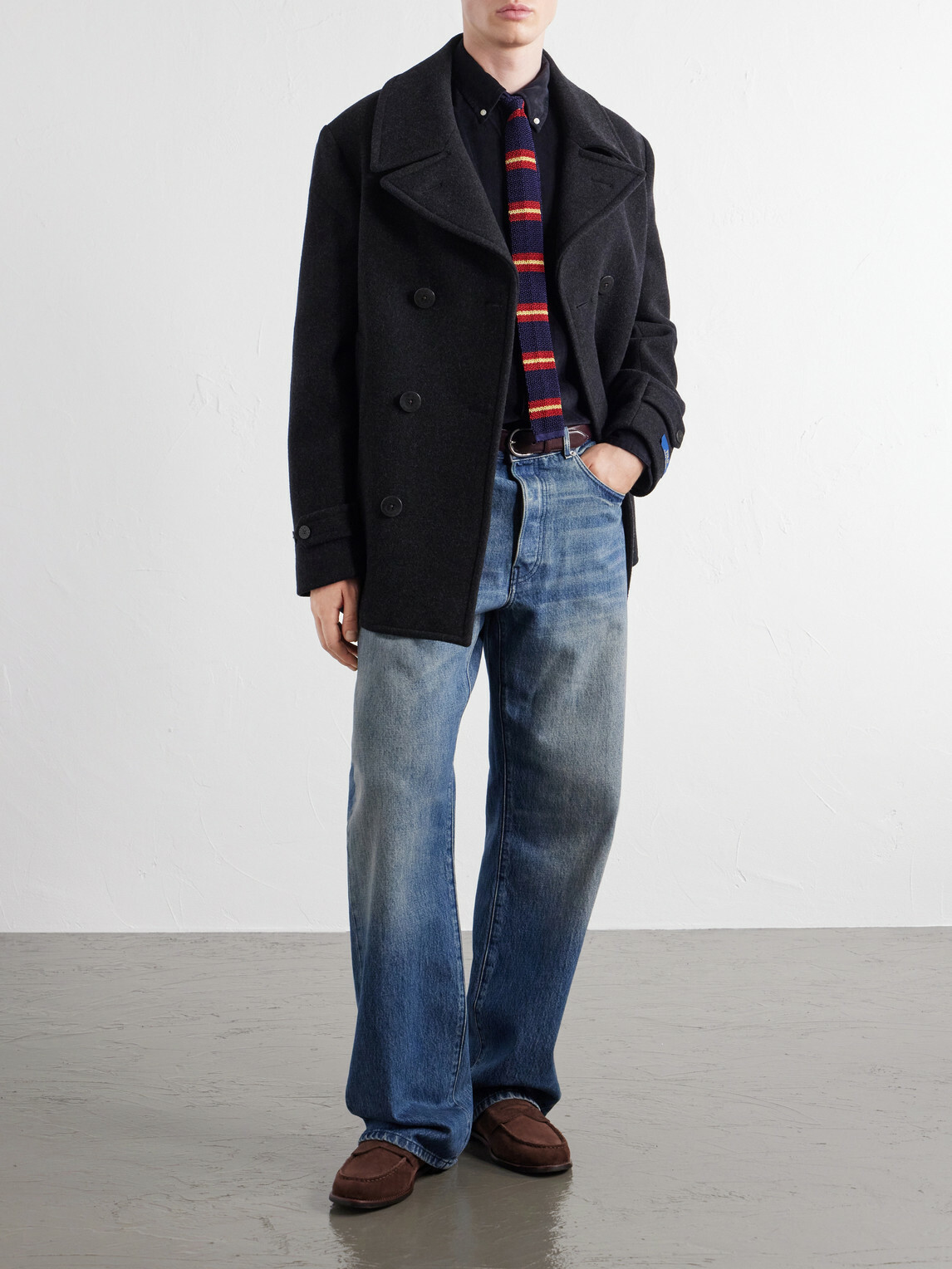 Polo Ralph Lauren - Double-Breasted Wool-Blend Coat - Gray