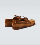 Gianvito Rossi Vandé suede boat shoes
