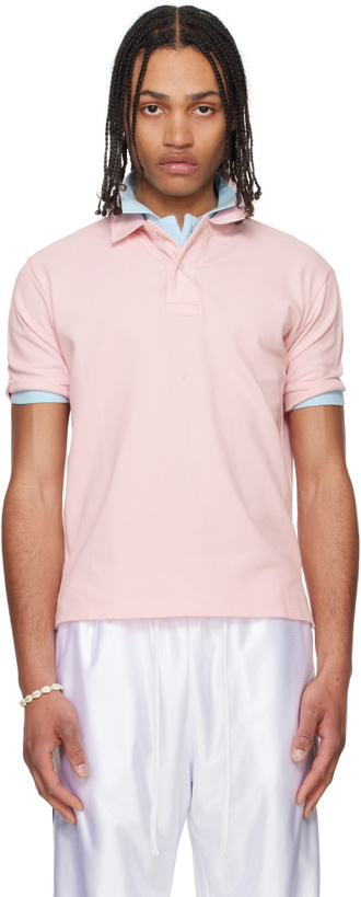 Photo: Raimundo Langlois Pink & Blue Layered Polo