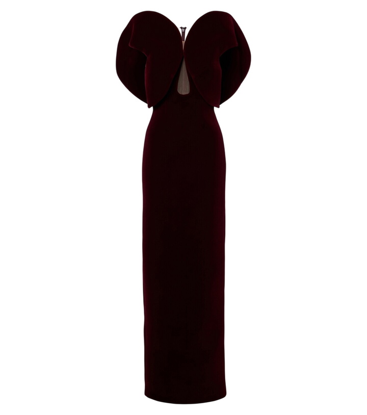 Photo: David Koma Velvet gown