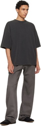 Les Tien Gray Heavyweight Puddle Sweatpants