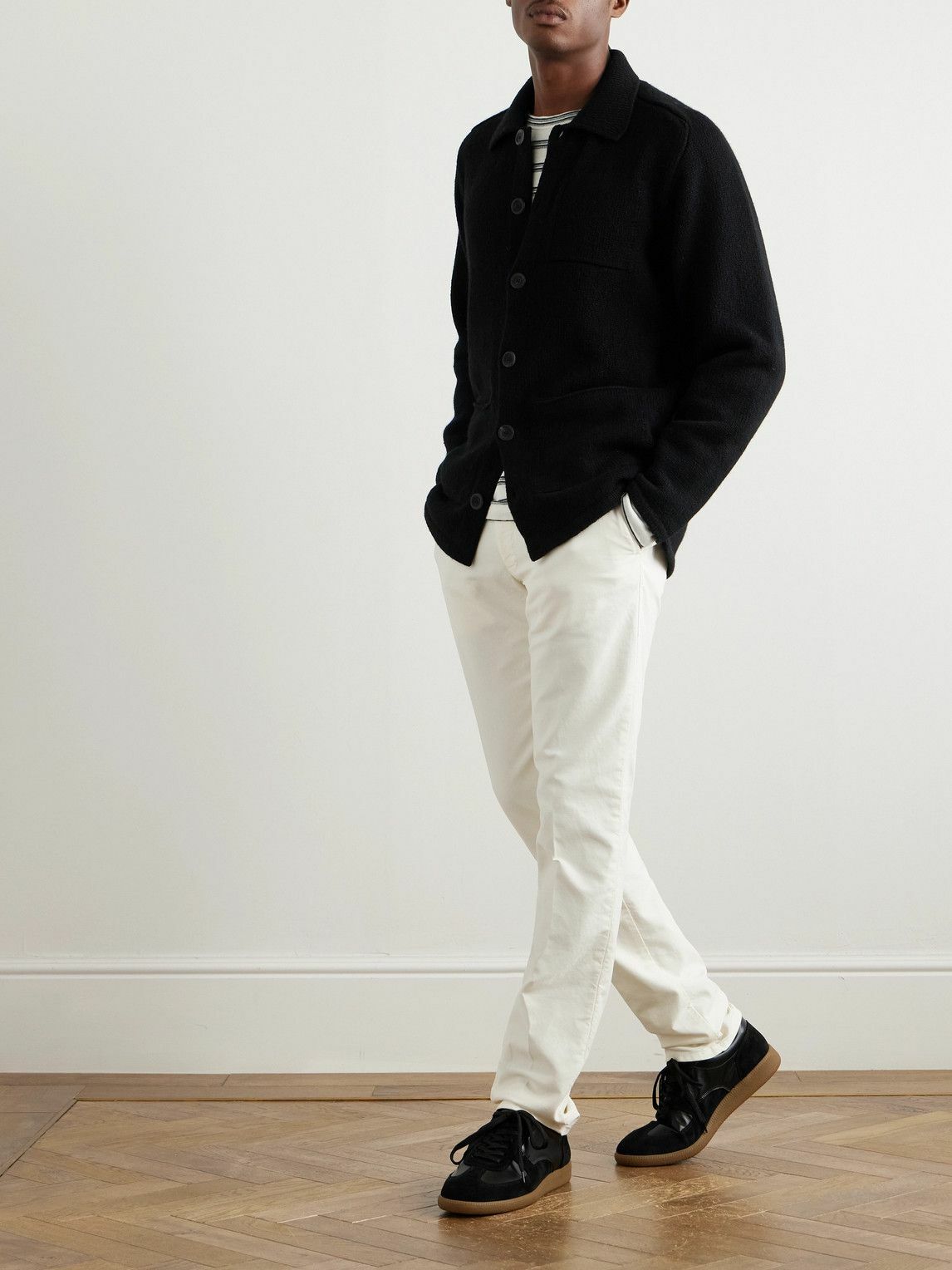 Incotex - Slim-Fit Tricochino Trousers - White Incotex