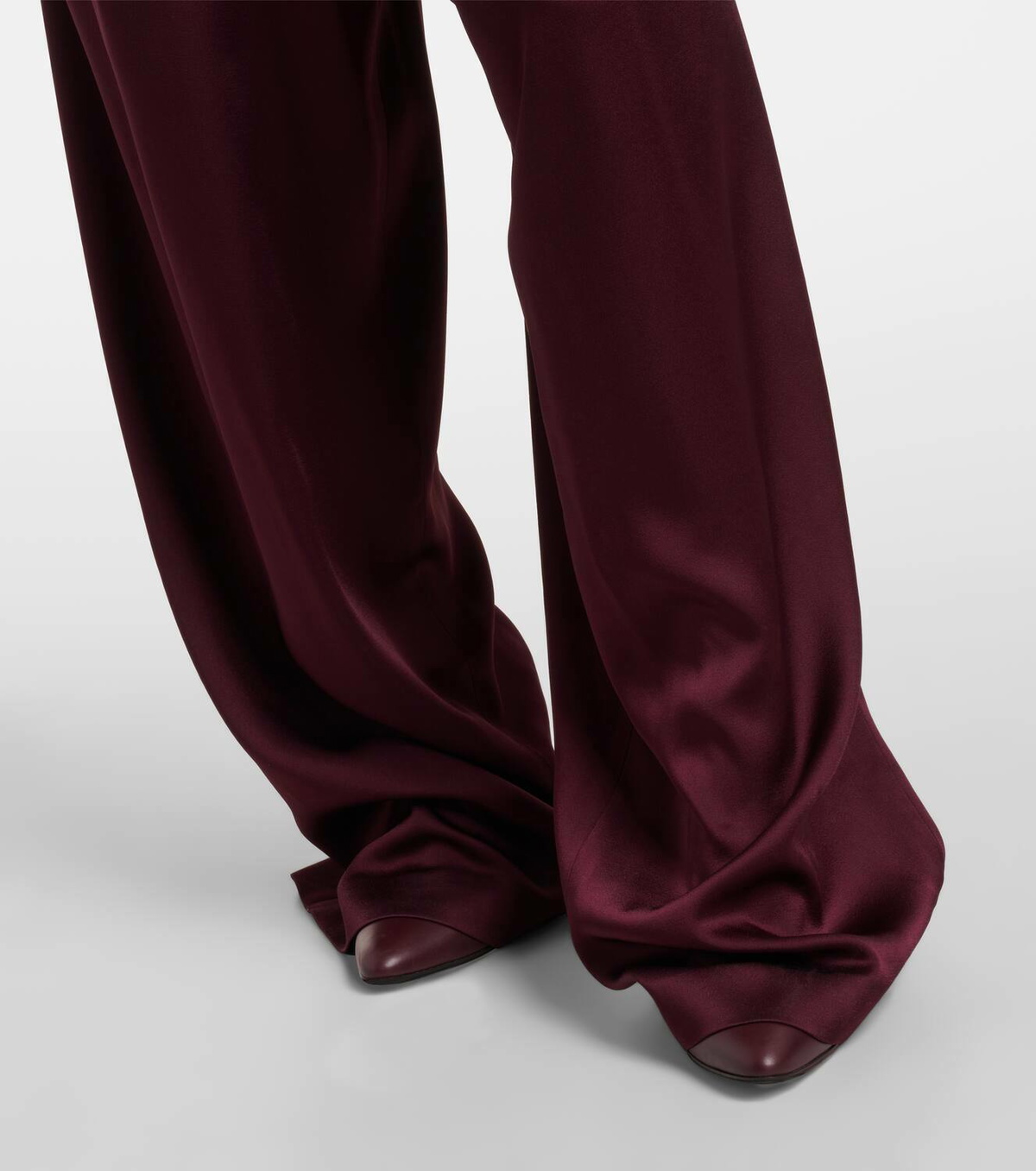 Stella McCartney Embellished halterneck satin jumpsuit