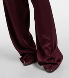 Stella McCartney Embellished halterneck satin jumpsuit