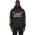 Rhude Black Decal Rhonda 2 Hoodie